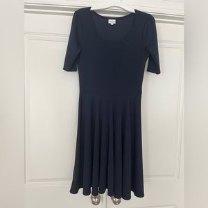 LulaRoe - Navy Blue Dress. Size M